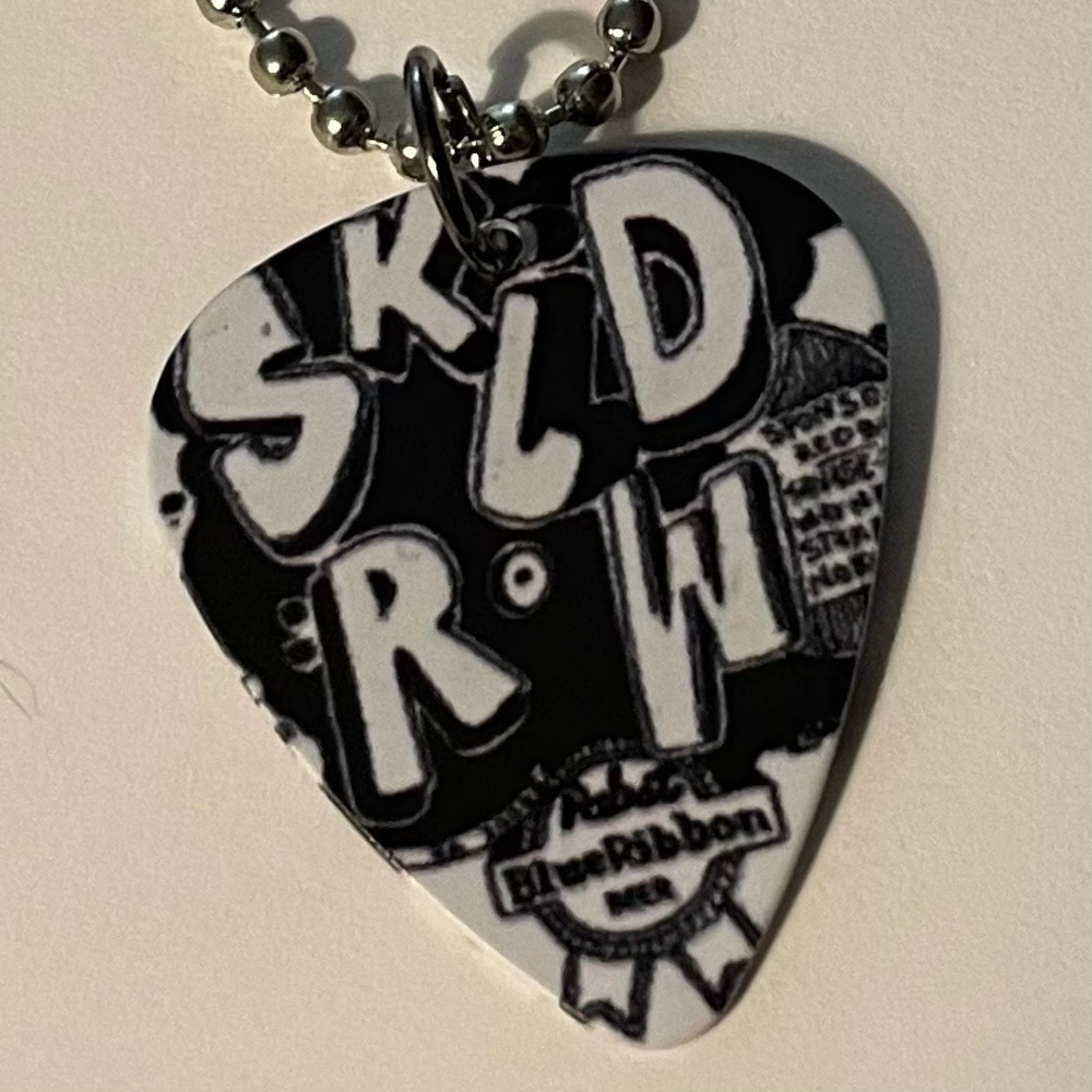 Skid Row Guitar Pick Necklace